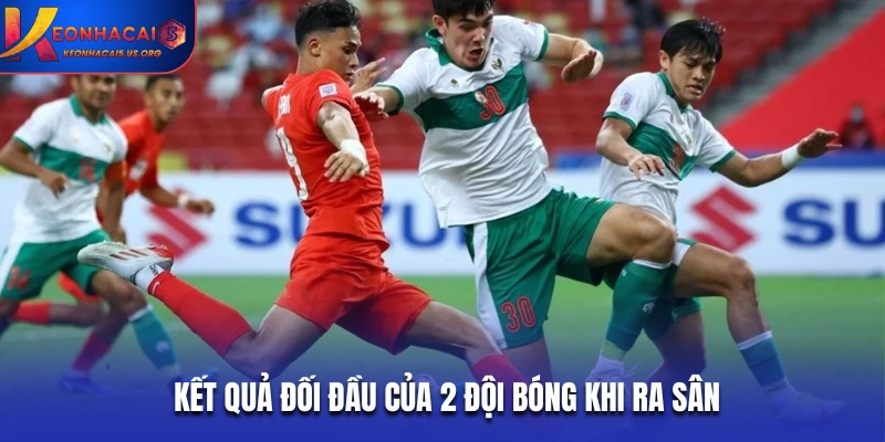 Kết quả đối đầu của 2 đội bóng khi ra sân