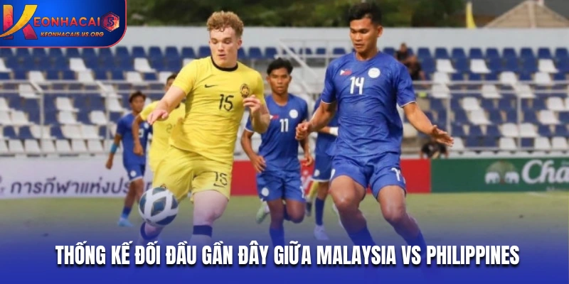 Thống kế đối đầu gần đây giữa Malaysia vs Philippines